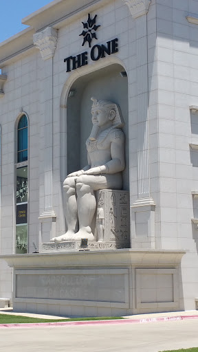 Egyptian Statue Outside Spa Castle - Carrollton, TX.jpg