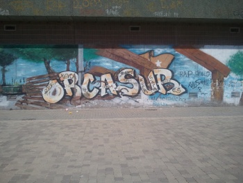 Grafiti Orcasur - Madrid, Comunidad de Madrid.jpg