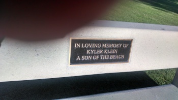 Kyler Klein Memorial Bench Plaque - Huntington Beach, CA.jpg