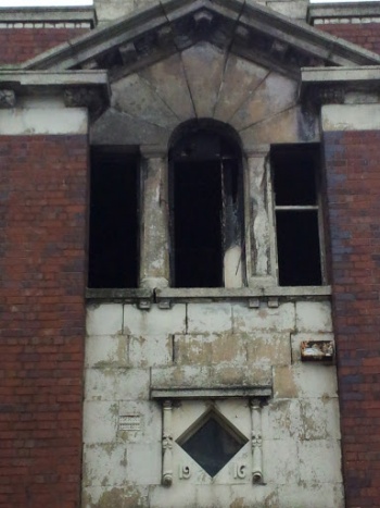 Burnt Derelict Building Dated 1916 - Birmingham, England.jpg