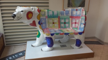 Painted Polar Bear Bench - Madison, WI.jpg