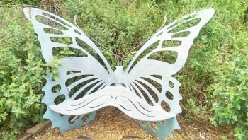 Zebra Longwing Butterfly Sculpture - Wilton Manors, FL.jpg