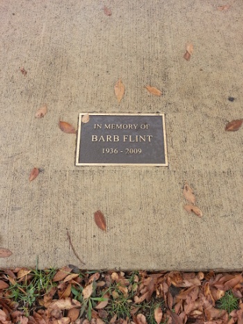 Barb Flint Memorial Bench - Cedar Rapids, IA.jpg