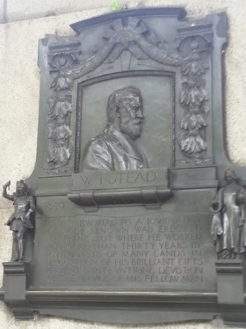 W.T Stead Memorial 1849 - 1912 - London, England.jpg