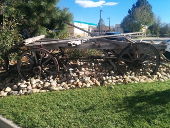 Wooden Wagon At Nicks - Aurora, CO.jpg