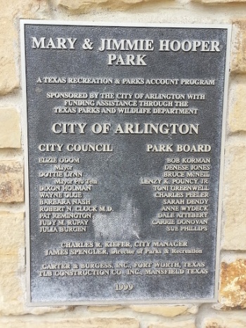 Mary And Jimmy Hooper Dedication Plaque - Arlington, TX.jpg