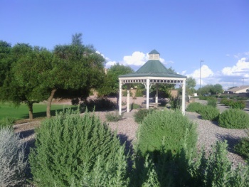 Neoclassical Street Side Gazebo - Gilbert, AZ.jpg