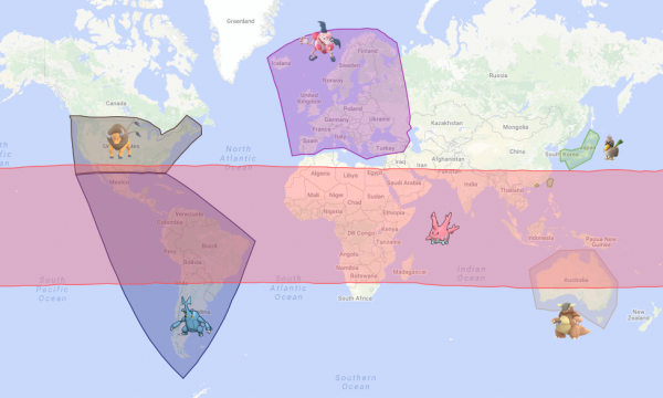 Regional exclusive pokemon map1.png