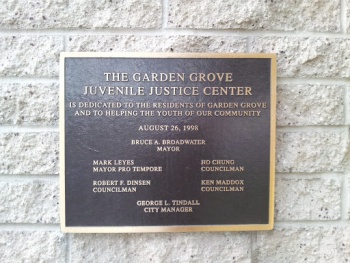Garden Grove Juvenile Justice Center Plaque - Garden Grove, CA.jpg