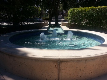 Entrance Fountain in Qualcomm Courtyard - San Jose, CA.jpg