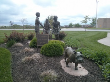 Children and a Dog Sculpture - Olathe, KS.jpg