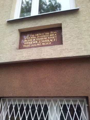 Witkacy Birth Place Memory Plaque - Warszawa, mazowieckie.jpg