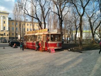 Old Tram - Kyiv, Kyiv city.jpg