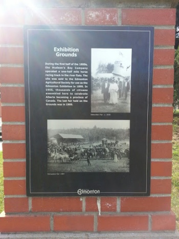 Edmonton Exhibition Grounds Historical Marker - Edmonton, AB.jpg