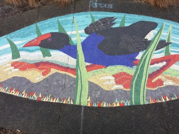Pukeko Mosaic - Christchurch, Canterbury.jpg