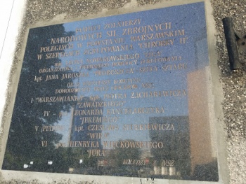 Tablica Narodowych SiÅ Zbrojnych - Warszawa, mazowieckie.jpg
