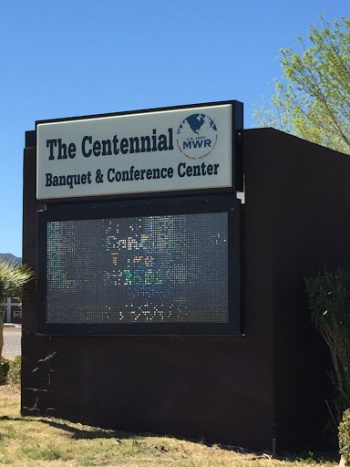 The Centennial Banquet & Conference Center Sign - Fort Bliss, TX.jpg