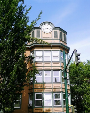 Sir Robson Memorial Clock Tower - Vancouver, BC.jpg