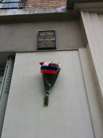 Plaque CommÃ©morative RenÃ©e LÃ©vy - Paris, Île-de-France.jpg