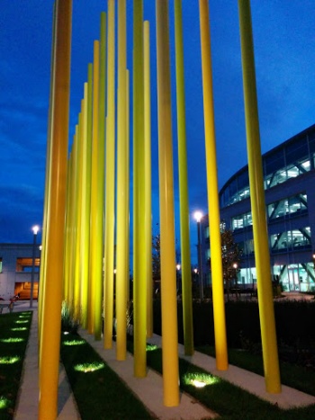Yellow Pillars Of Happiness - Sunnyvale, CA.jpg