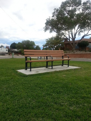 Santos L Helper Memorial Bench - Albuquerque, NM.jpg