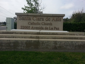Sainta Clara Church Sign - Yorba Linda, CA.jpg