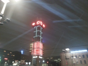 KlokketÃ¥rnet PÃ¥ Jernbanetorget - Oslo, Oslo.jpg