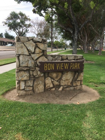 Bon View Park Sign - Ontario, CA.jpg